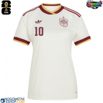 Ženski Nogometni dresi Španija Dani Olmo #10 Gostujoči SP 2026 Kratek Rokav